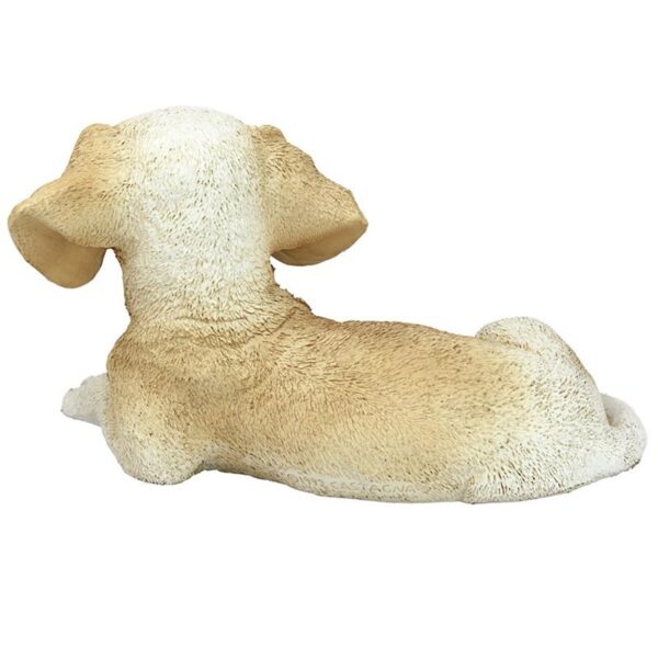 Design Toscano CF2449 10 Inch Labrador Puppy Statue - Yellow