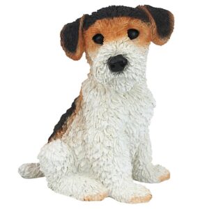 Design Toscano CF2466 7 1/2 Inch Fox Terrier Puppy Statue