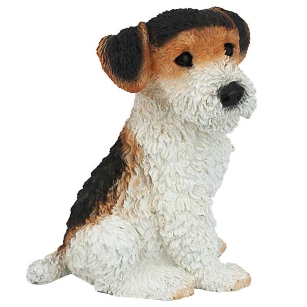 Design Toscano CF2466 7 1/2 Inch Fox Terrier Puppy Statue