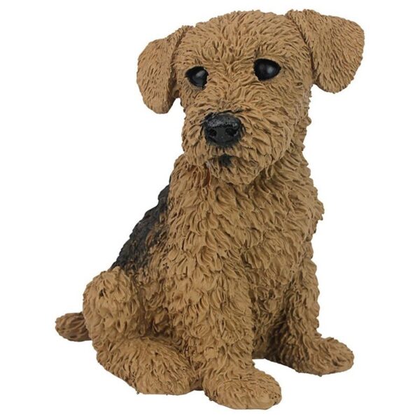 Design Toscano CF2469 7 1/2 Inch Airedale Puppy Statue