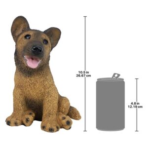 Design Toscano CF247 6 1/2 Inch German Shepherd Puppy Statue