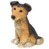 Design Toscano CF2486 7 1/2 Inch Collie Puppy Statue - Brown