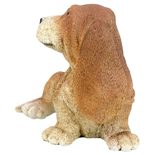 Design Toscano CF3296 9 Inch Bassett Puppy Statue - Brown