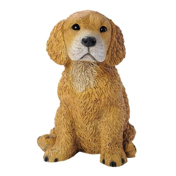 Design Toscano CF339 8 1/2 Inch Golden Retriever Puppy Statue