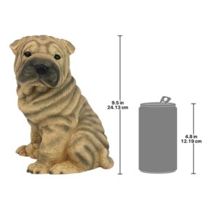 Design Toscano CF371 7 Inch Shar Pei Puppy Statue