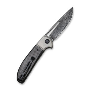 CIVIVI Trailblazer XL Slip Joint Knife Carbon Fiber & G10 & Stainless Steel Handle (3.46" Damascus Blade) C2101DS-1