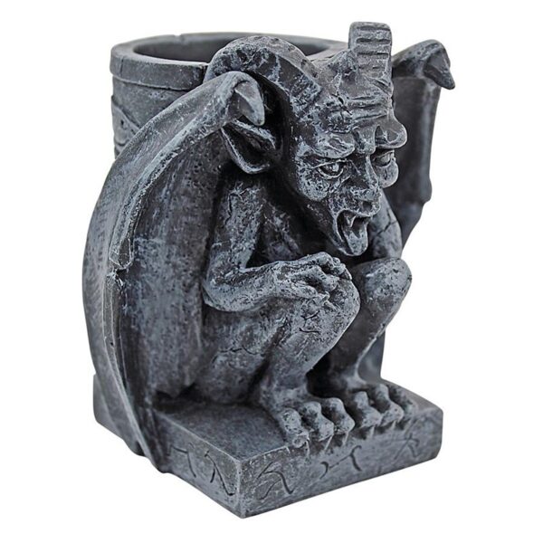 Design Toscano CL1665 3 1/2 Inch Poisoned Pen Gargoyle Pen Cup