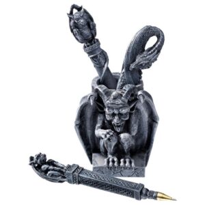 Design Toscano CL1665 3 1/2 Inch Poisoned Pen Gargoyle Pen Cup