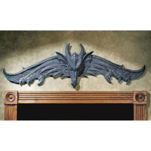 Design Toscano CL2544 35 Inch Hardwick Dragon Pediment