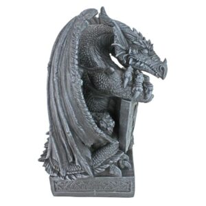 Design Toscano CL2885 8 Inch Shield Arthurian Dragon