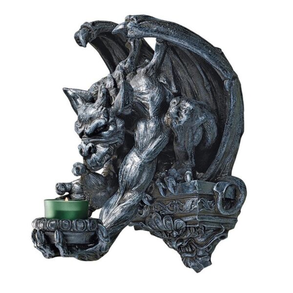 Design Toscano CL2958 10 Inch Whitechapel Manor Gargoyle Wall Sconce