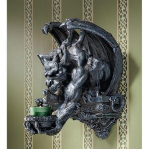 Design Toscano CL2958 10 Inch Whitechapel Manor Gargoyle Wall Sconce