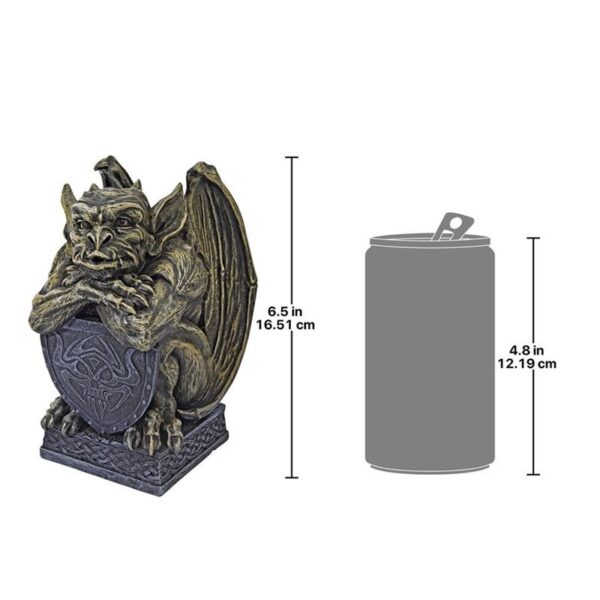 Design Toscano CL3007 4 1/2 Inch Medieval Marauder Gargoyle Statue