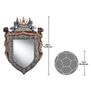 Design Toscano CL3427 20 1/2 Inch Chateau St Roche Mirror