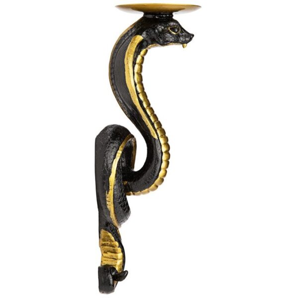 Design Toscano CL3448 3 1/2 Inch Renenutet Cobra Goddess Wall Sconces, Set of 2