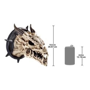 Design Toscano CL4864 10 Inch Horned Dragon Skull Trophy