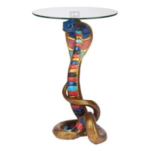 Design Toscano CL5057 16 Inch Renenutet Cobra Goddess Table