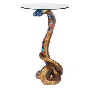 Design Toscano CL5057 16 Inch Renenutet Cobra Goddess Table