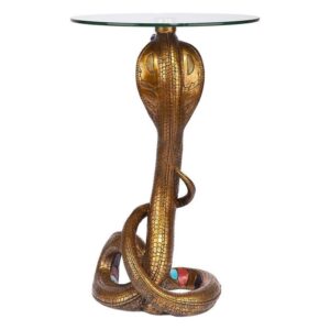 Design Toscano CL5057 16 Inch Renenutet Cobra Goddess Table