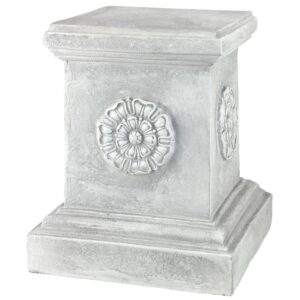 Design Toscano CL5194 11 Inch Large Rosette Plinth