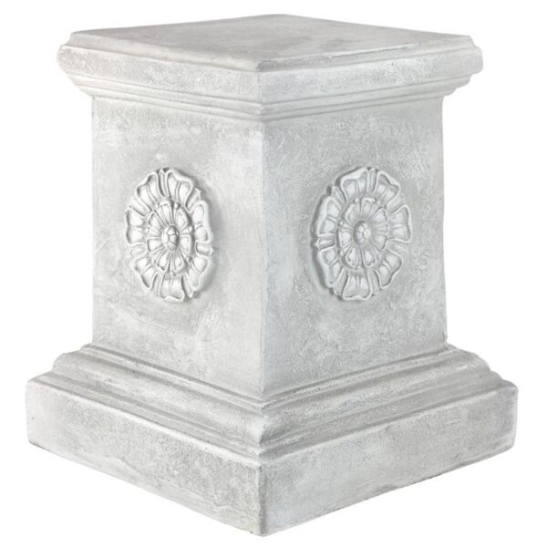 Design Toscano CL5194 11 Inch Large Rosette Plinth