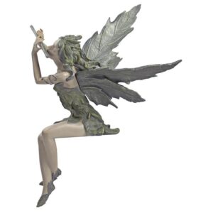 Design Toscano CL5276 10 1/2 Inch Fairy of the West Wind Sitter Statue