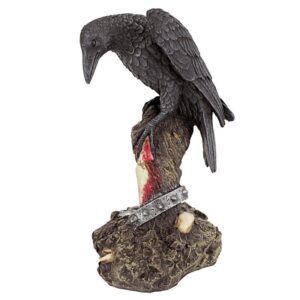 Design Toscano CL54062 7 1/2 Inch Ravens Perch Zombie Hand