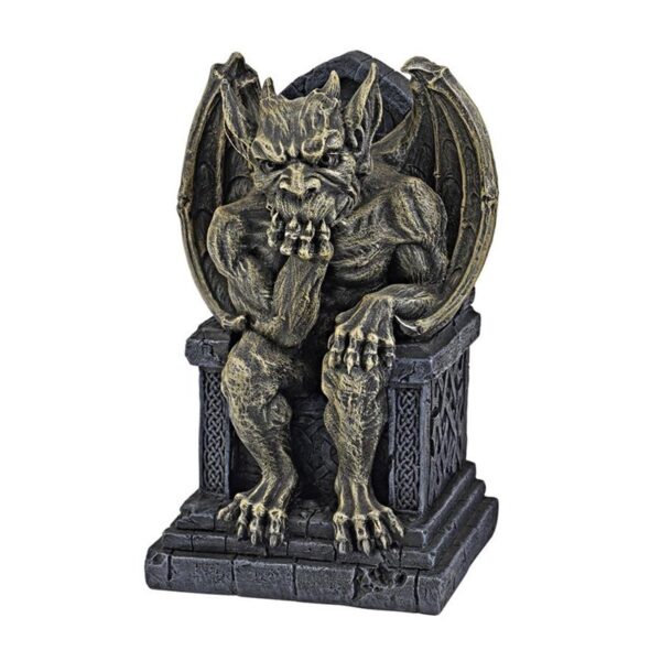 Design Toscano CL5565 5 Inch Small Hemlocks Gargoyle Throne Statue