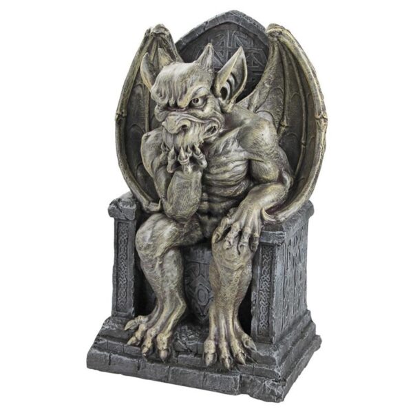 Design Toscano CL55651 12 Inch Hemlocks Gargoyle Throne Statue, Large