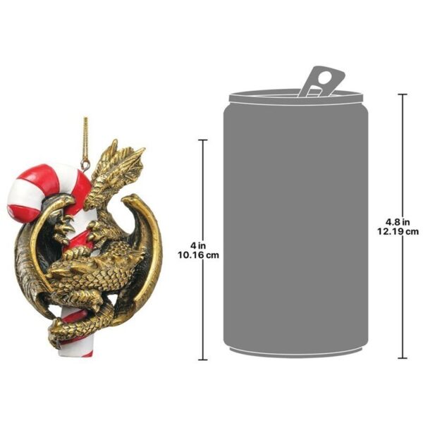 Design Toscano CL5801 2 Inch Dragon with a Sweet Tooth Ornament