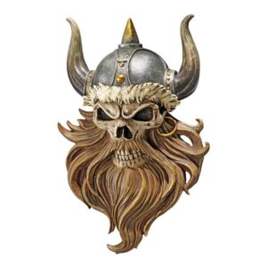 Design Toscano CL5827 8 Inch Skull of Valhalla Viking Plaque