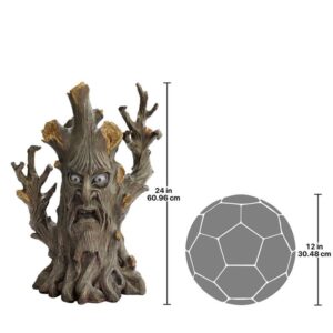 Design Toscano CL5866 16 Inch Bark the Forest Ent Tree Statue - Black