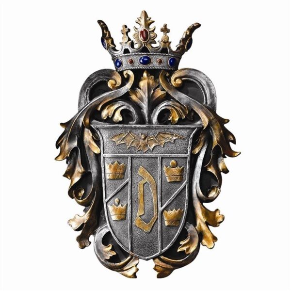 Design Toscano CL6100 15 Inch Dracula Coat of Arms Plaque