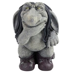 Design Toscano CL6142 9 1/2 Inch Pondering Sylvester Gnome Statue