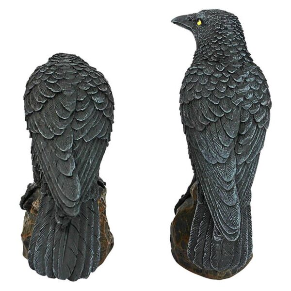 Design Toscano CL6170 4 1/2 Inch Mystic Night Raven Statues