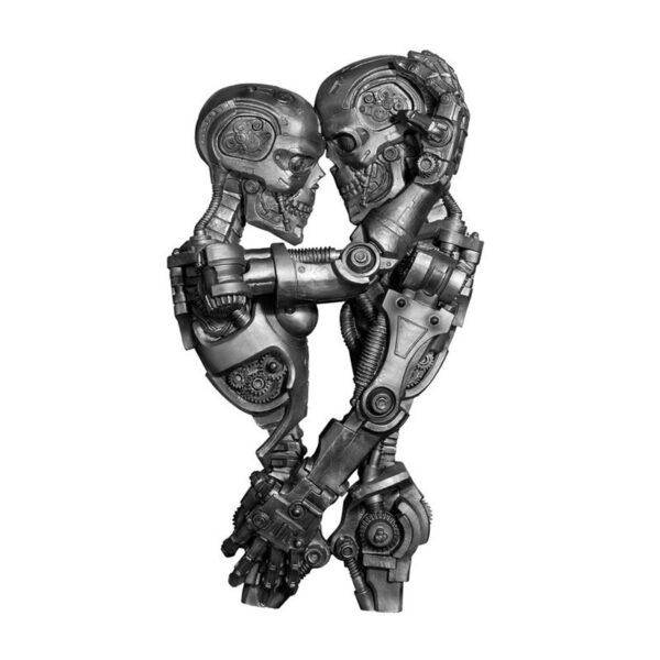 Design Toscano CL6655 8 1/2 Inch Steampunk Sweethearts Plaque