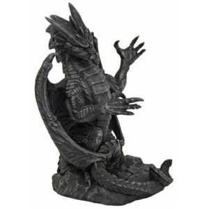 Design Toscano CL6729 5 1/2 Inch Large Versilius the Dragon Phone Holder