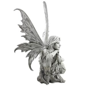 Design Toscano CL6857 16 Inch Pause to Ponder Fairy Statue