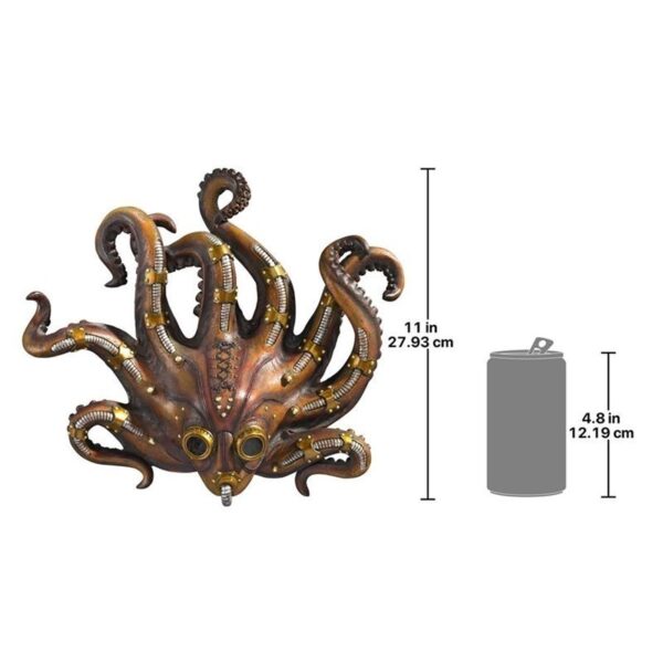 Design Toscano CL7035 12 Inch Steam Punk Octopod Wall Sculpture