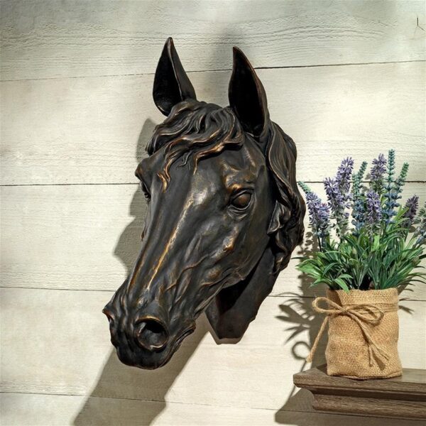 Design Toscano CL71 7 1/2 Inch Freedom Spirit Horse Wall Sculpture