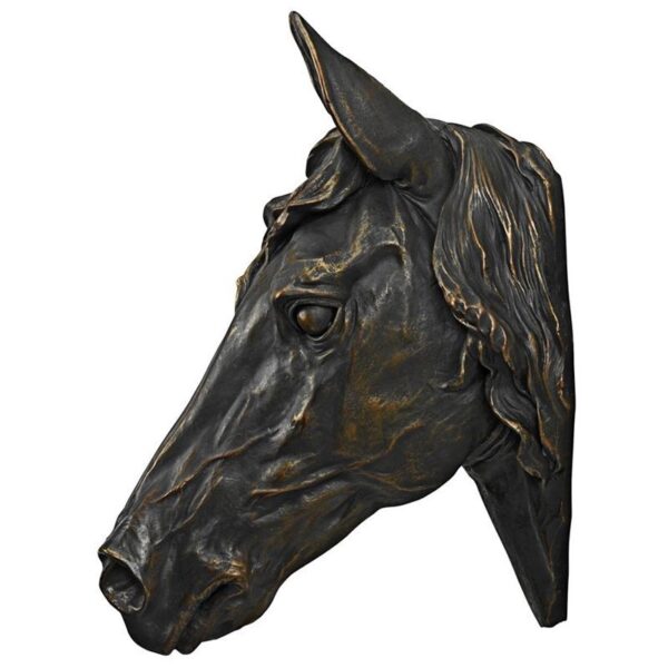 Design Toscano CL71 7 1/2 Inch Freedom Spirit Horse Wall Sculpture