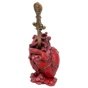 Design Toscano CL7615 3 1/2 Inch Edgar Allen Poes Tell-Tale Heart Sculpture