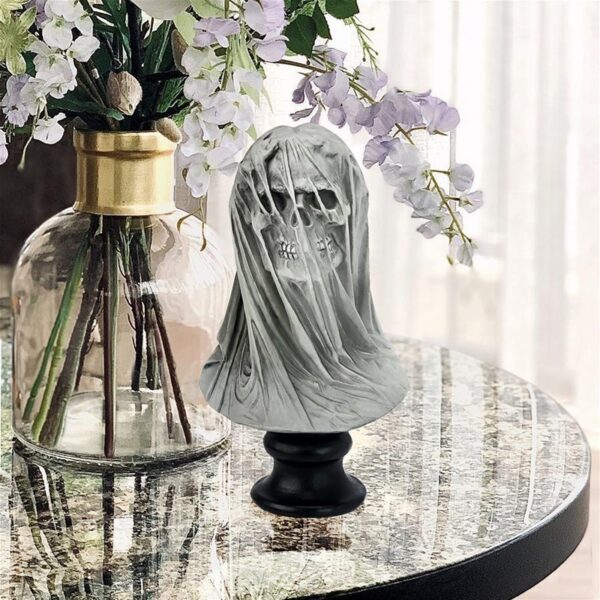 Design Toscano CL7657 4 1/2 Inch Veiled Maiden of Death Bust