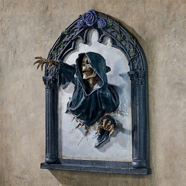 Design Toscano CL7819 15 Inch Grim Reflections Reaper Wall Sculpture