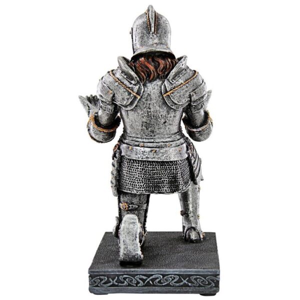 Design Toscano CL78492 3 1/2 Inch Medieval Knight Kneeling Pen Stand