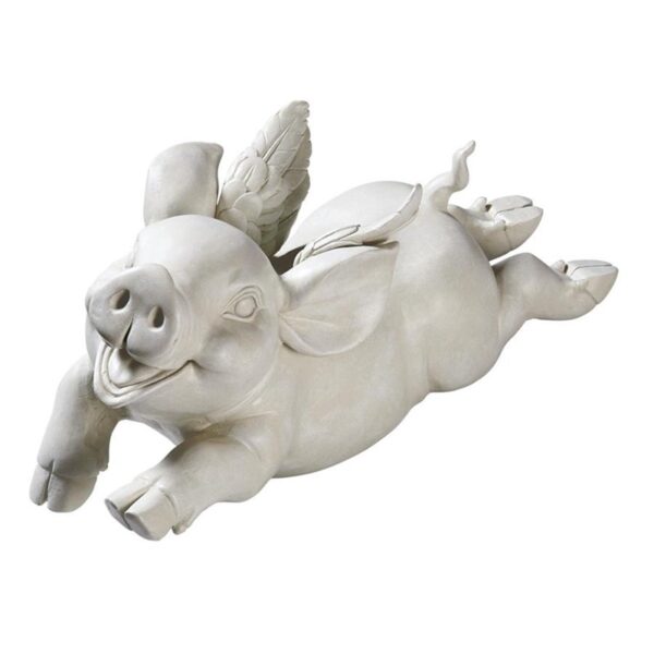 Design Toscano CS485101 15 1/2 Inch If Pigs Had Wings Statue