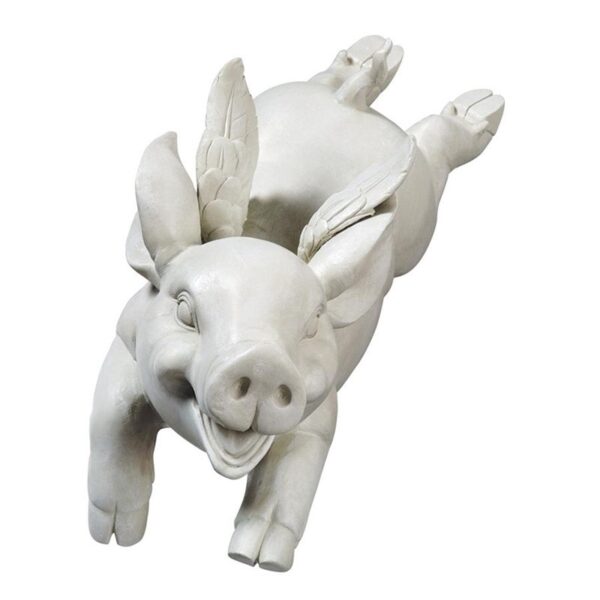 Design Toscano CS485101 15 1/2 Inch If Pigs Had Wings Statue