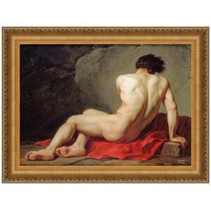 Design Toscano DA1014 44 Inch Patrocles 1780 Canvas Replica Painting - Grande