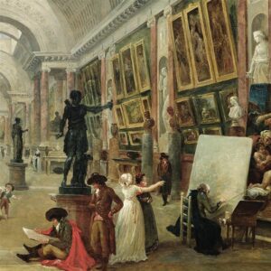 Design Toscano DA1103 35 1/4 Inch Project For The Disposition of The Grand Gallery 1796 Canvas Replica Painting - Large