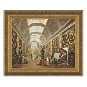 Design Toscano DA1101 20 1/4 Inch Project For The Disposition of The Grand Gallery 1796 Canvas Replica Painting - Small